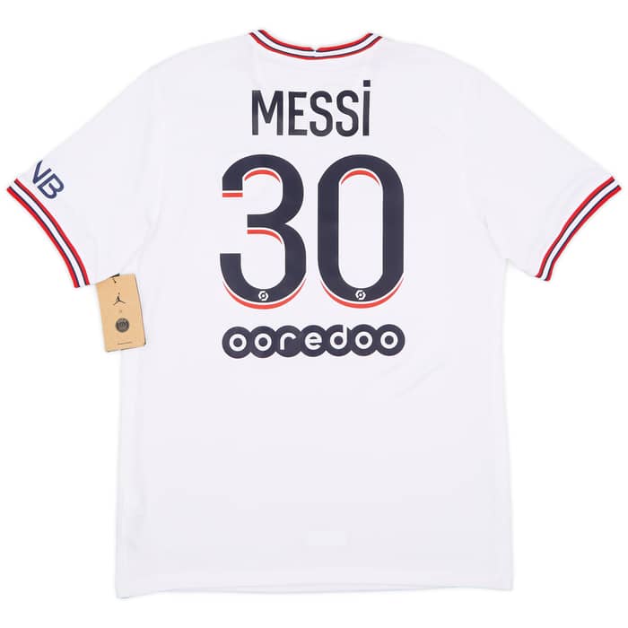 2021-22 Paris Saint-Germain Fourth Shirt Messi #30 (M)