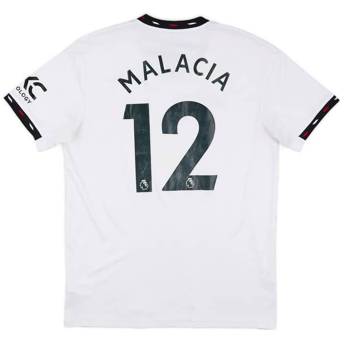 2022-23 Manchester United Away Shirt Malacia #12 - 6/10 - (L)