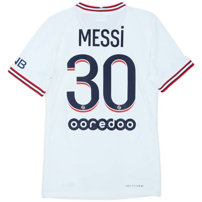 2021-22 Paris Saint-Germain Authentic Fourth Shirt Messi #30 - 10/10 - (XS)