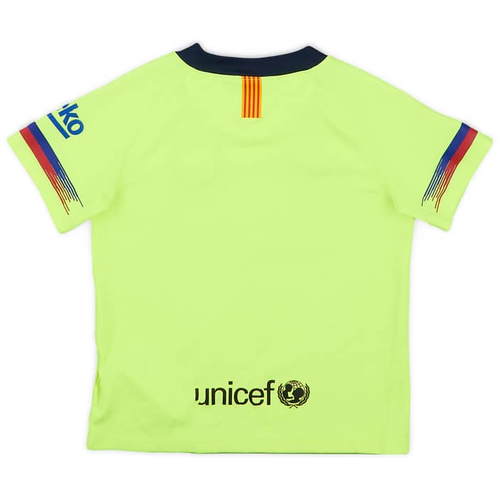 2018-19 Barcelona Away Shirt - 6/10 - (3-4 Years)