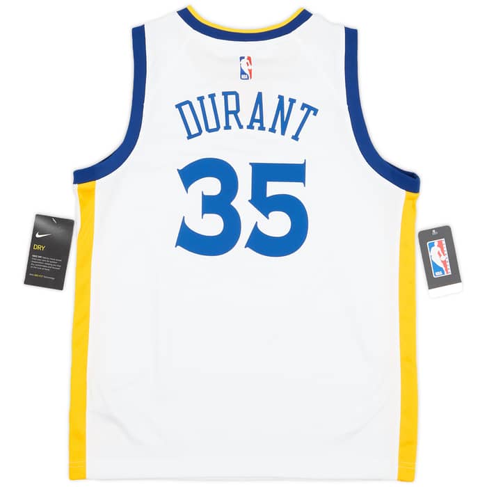 2017-19 Golden State Warriors Durant #35 Nike Swingman Home Jersey (M.Boys)