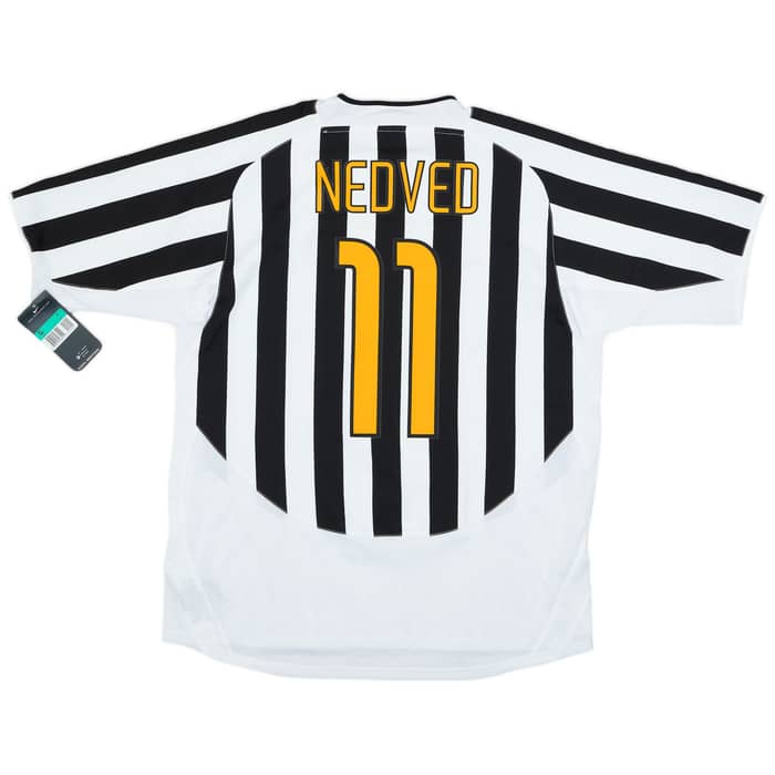 2003-04 Juventus Home Shirt Nedved #11 (XL)