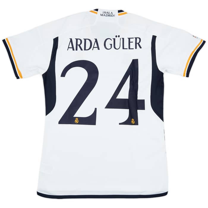 2023-24 Real Madrid Home Shirt Arda Guler #24 (M)