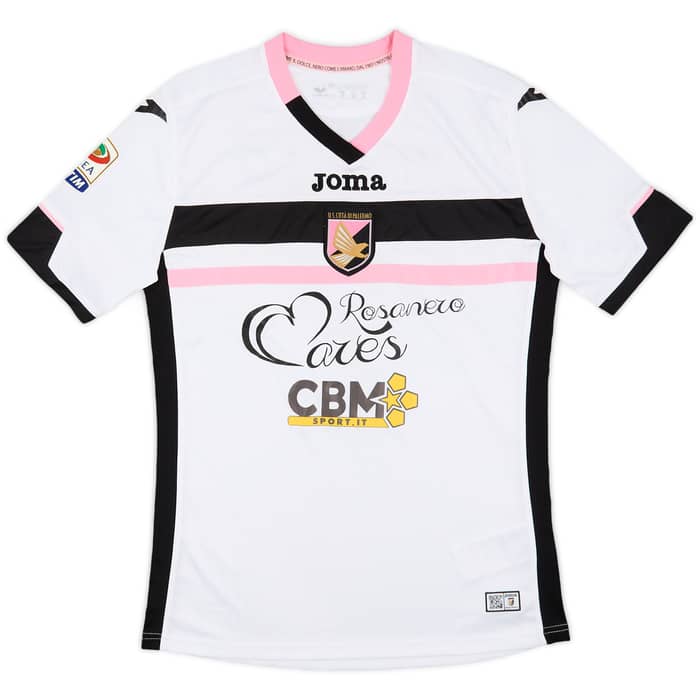 2014-15 Palermo Match Issue Away Shirt Vitiello #2
