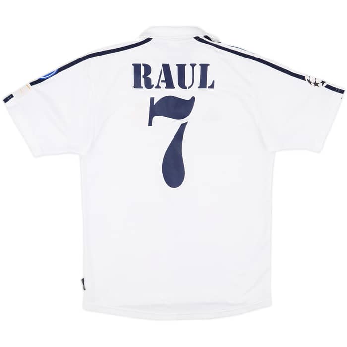 2002-03 Real Madrid Centenary Home Shirt Raul #7 - 7/10 - (S)