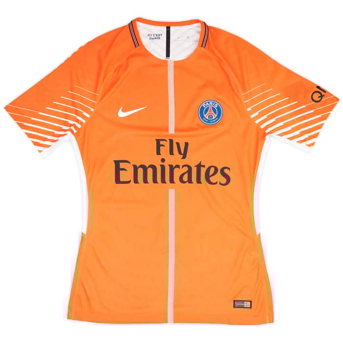 2017-18 Paris Saint-Germain Player Issue GK Home Shirt (XL)