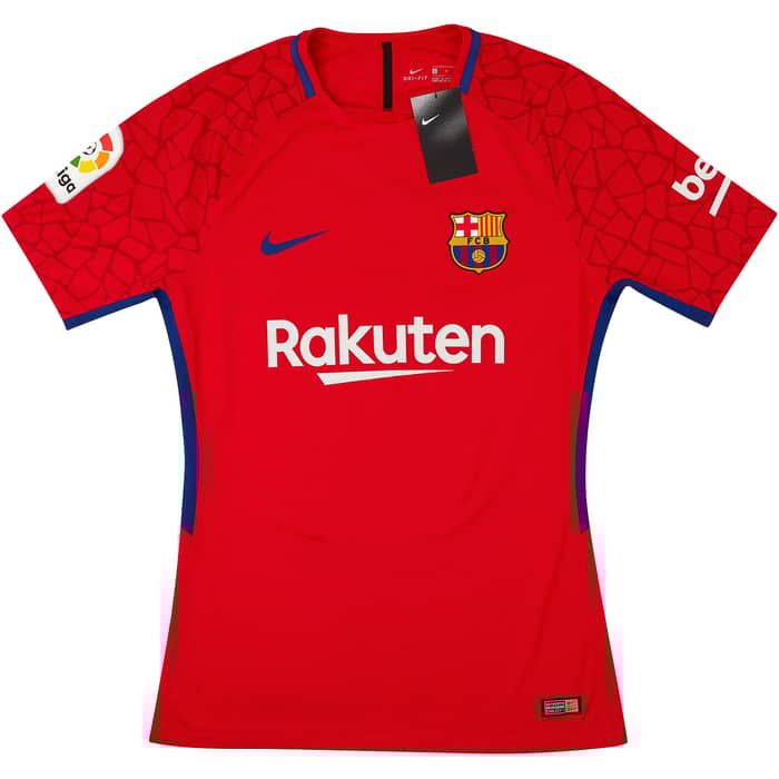 2017-18 Barcelona Player Issue GK S/S Shirt *w/Tags*