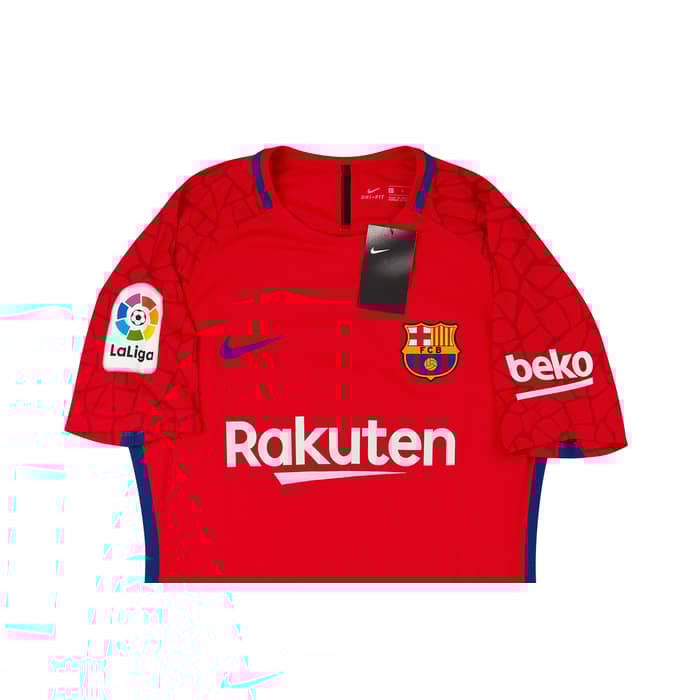 2017-18 Barcelona Player Issue GK S/S Shirt *w/Tags*