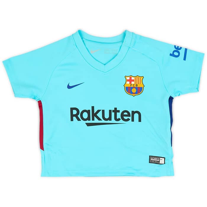 2017-18 Barcelona Away Full Kit (3-6 Months)
