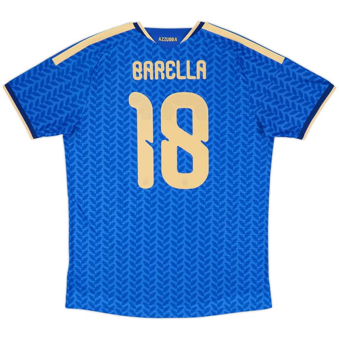 2026-27 Italy Authentic Home Shirt Barella #18