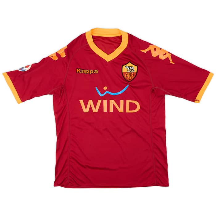 2009-10 Roma Home Shirt De Rossi #16 - 7/10 - (M)