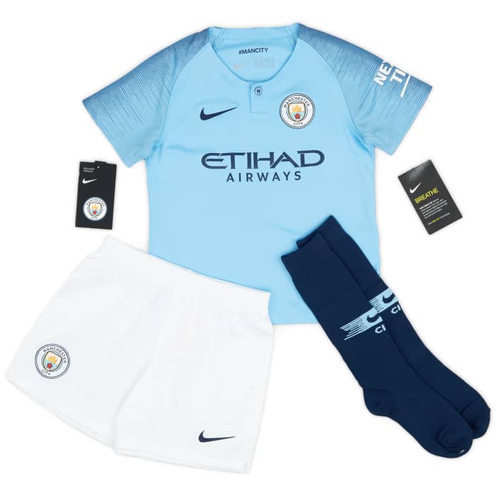 2018-19 Manchester City Home Full Kit (3-4 Years)