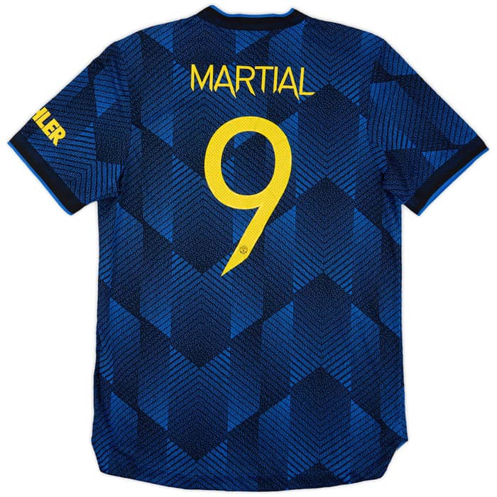 2021-22 Manchester United Authentic Third Shirt Martial #9 - 9/10 - (L)