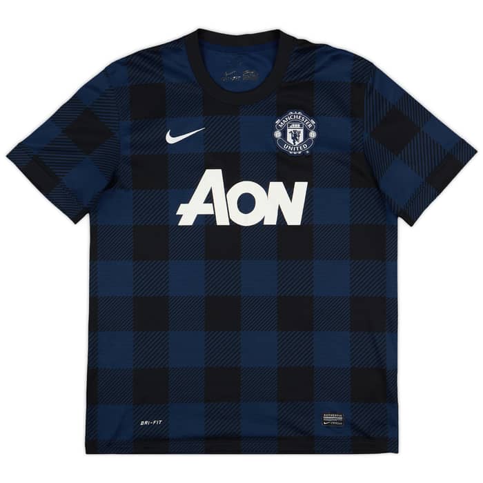 2013-14 Manchester United Away Shirt Evra #3 - 5/10 - (L)