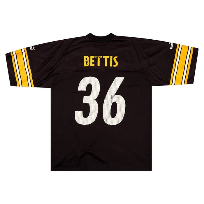1997-00 Pittsburgh Steelers Bettis #36 Puma Jersey (Home) L