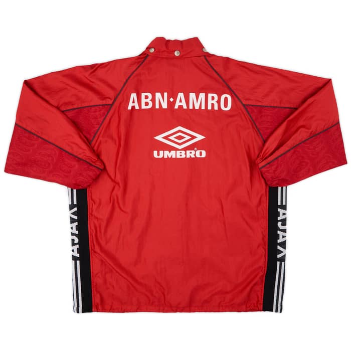 1995-96 Ajax Umbro Hooded Rain Jacket - 8/10 - (XL)