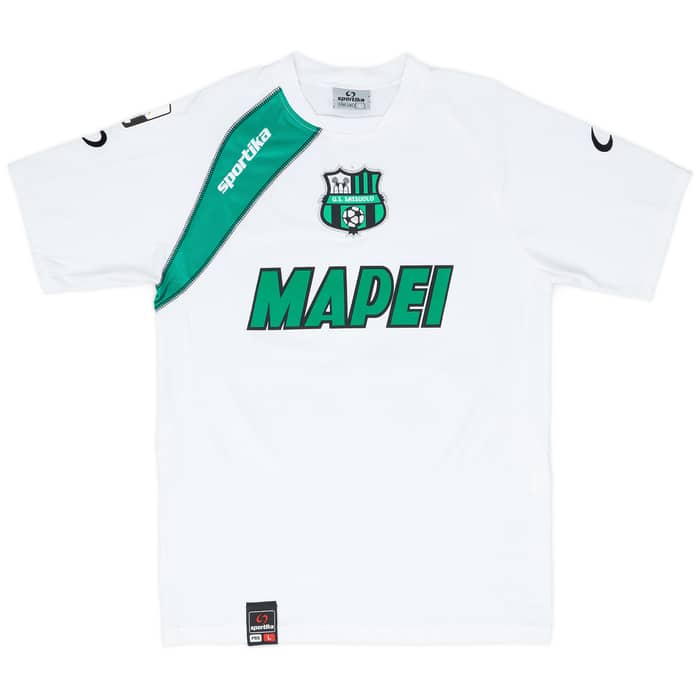 2010-11 Sassuolo Match Worn Away Shirt Catellani #33