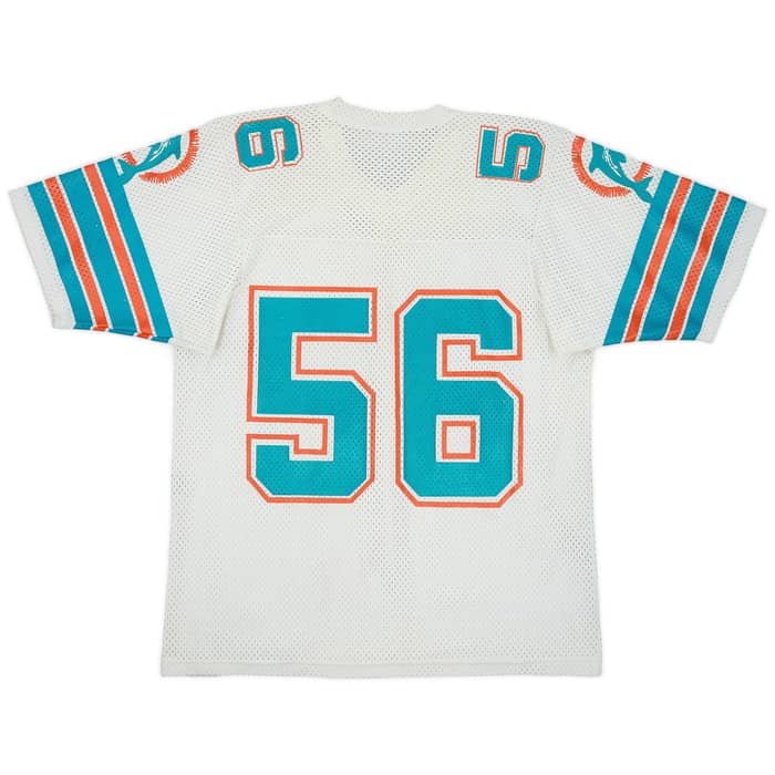 1986 Miami Dolphins Offerdahl #56 MacGregor Sand Knit Away Jersey - 8/10 - (L)
