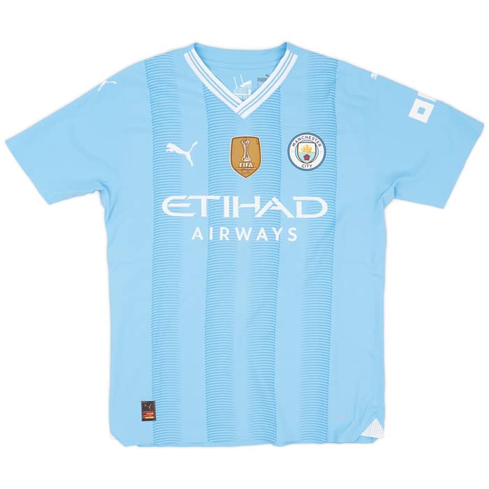 2023-24 Manchester City Match Issue FA Cup Home Shirt Susoho #76