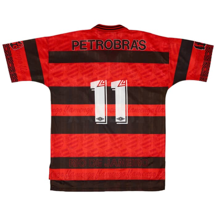 1994-95 Flamengo Centenary Home Shirt #11 - 8/10 - (M)