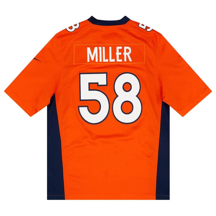 2012 Denver Broncos Miller #58 Nike Game Jersey (Home) M