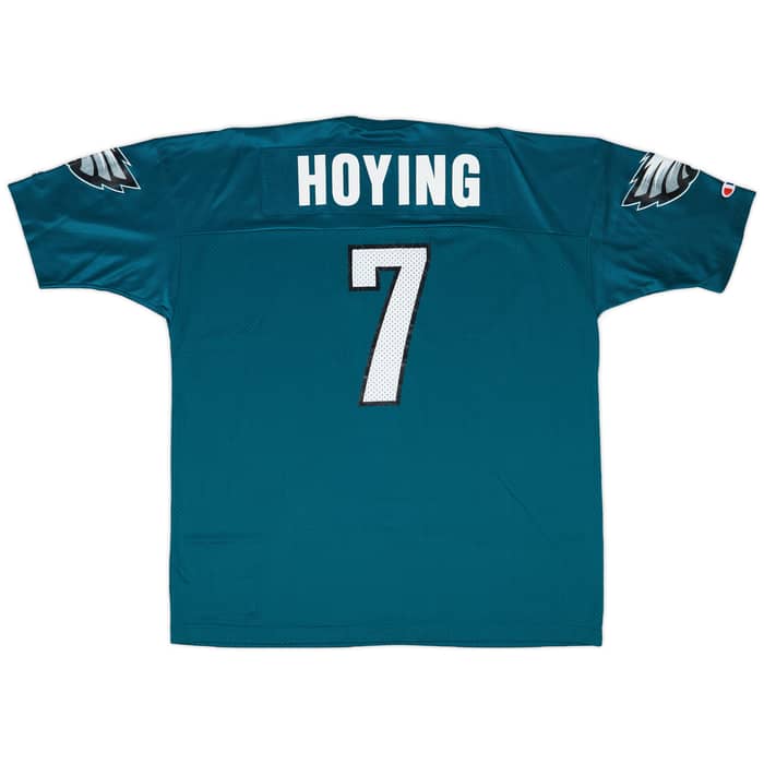 1996-98 Philadelphia Eagles Hoying #7 Champion Home Jersey - 9/10 - (XXL)