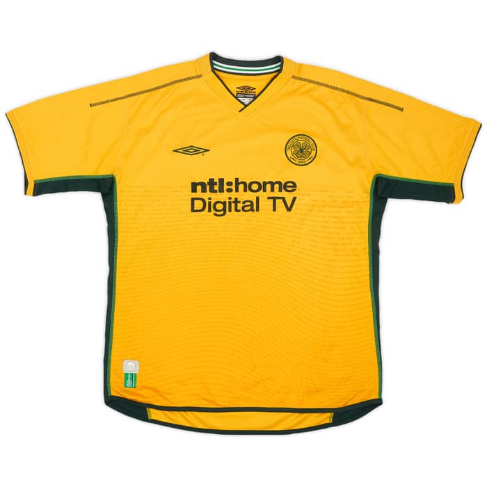 2002-03 Celtic Away Shirt Petrov #19 - 7/10 - (XL)