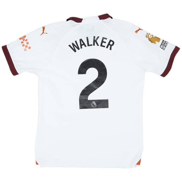 2023-24 Manchester City Match Issue Away Shirt Walker #2