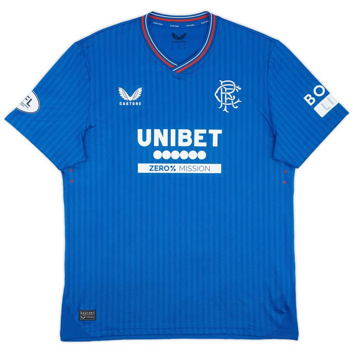 2023-24 Rangers Match Issue Home Shirt Dowell #20