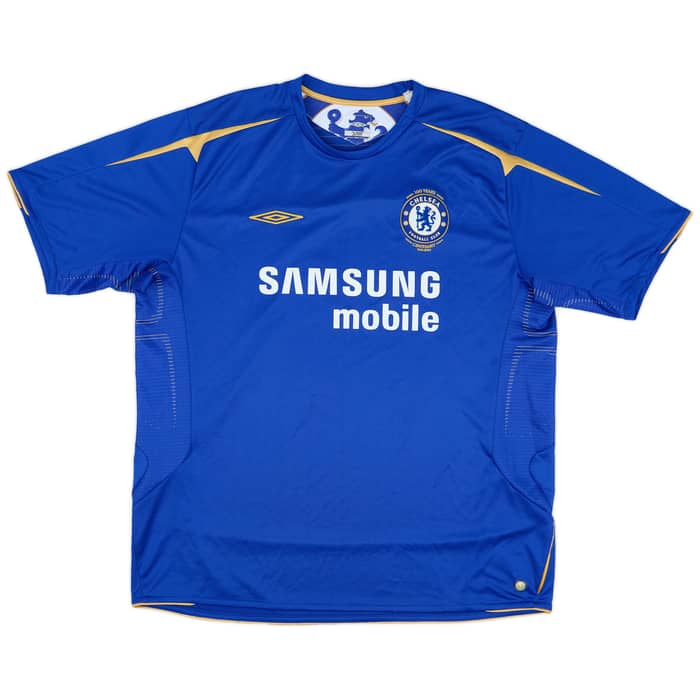 2005-06 Chelsea Centenary Home Shirt Makelele #4 - 8/10 - (XXL)