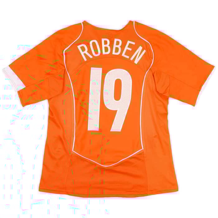2004-06 Netherlands Home Shirt Robben #19 - 8/10 - (M)