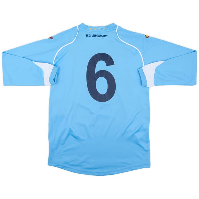 2008-10 AlbinoLeffe Home L/S Shirt #6 - 6/10 - (M)