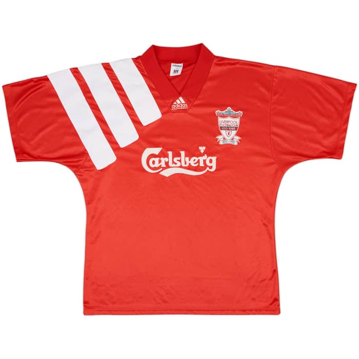 1992-93 Liverpool Centenary Home Shirt - 8/10 - (L/XL)