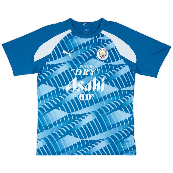 2023-24 Manchester City Player Issue Pre-Match Shirt # - 9/10