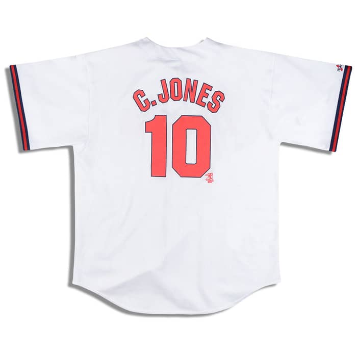 2005-09 Atlanta Braves C. Jones #10 Majestic Replica Jersey (Home) XXL