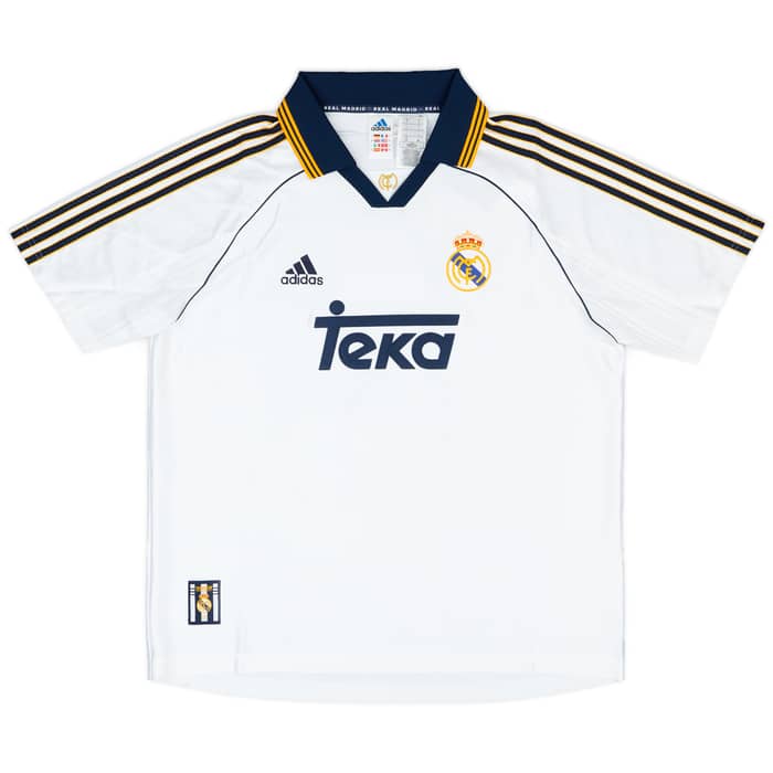 1999-00 Real Madrid adidas Reissue Home Shirt J.M.Guti #14