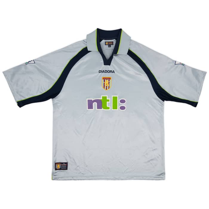 2001-02 Aston Villa Away Shirt Angel #8 - 8/10 - (XXL)
