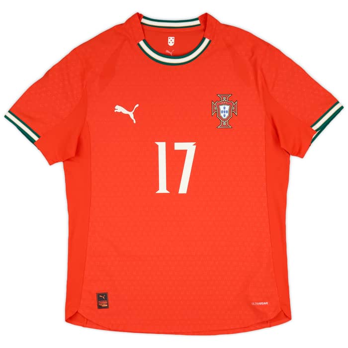 2025-26 Portugal Authentic Home Shirt R.Leao #17