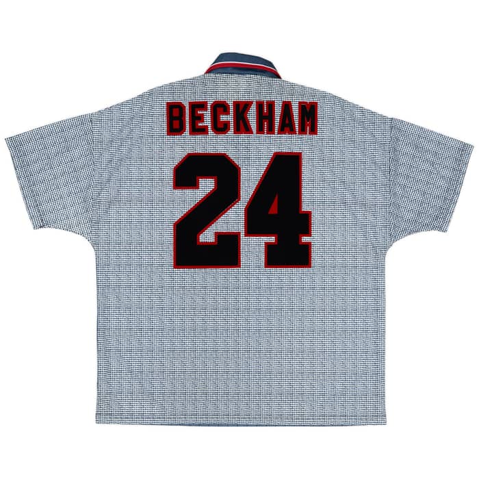 1995-96 Manchester United Away Shirt Beckham #24 (XXL)