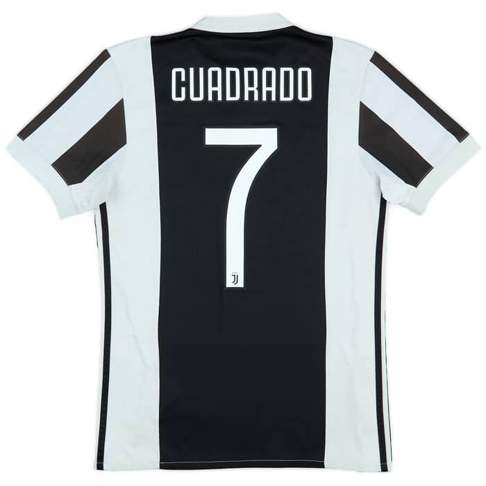 2017-18 Juventus Home Shirt Cuadrado #7 - 5/10 - (S)