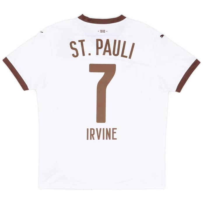 2024-25 St Pauli Away Shirt Irvine #7