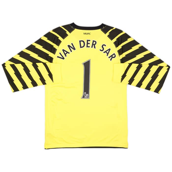 2010-11 Manchester United Yellow GK Shirt Van Der Sar #1 - 6/10 - (S)