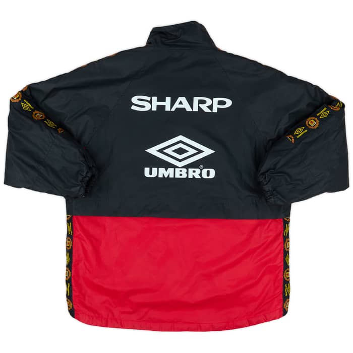1994-95 Manchester United Umbro Rain Jacket - 9/10 - (L.Boys)
