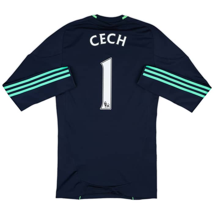 2009-10 Chelsea TechFit Player Issue GK Shirt Cech #1 - 10/10 - (L)