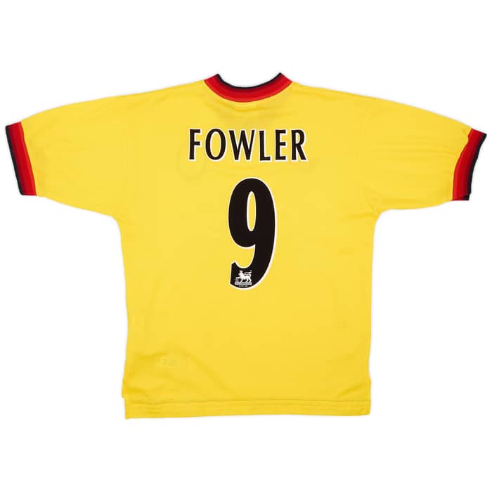 1997-99 Liverpool Away Shirt Fowler #9 - 9/10 - (M)