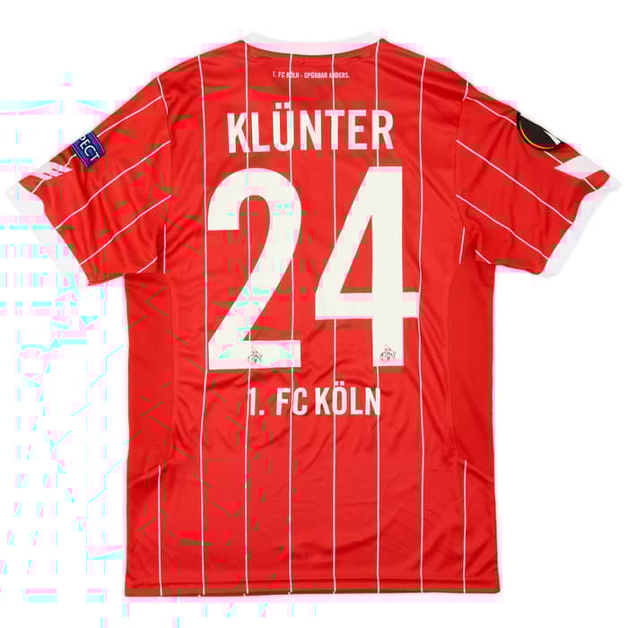 2017-18 FC Koln European Home Shirt Klunter #24 (S)