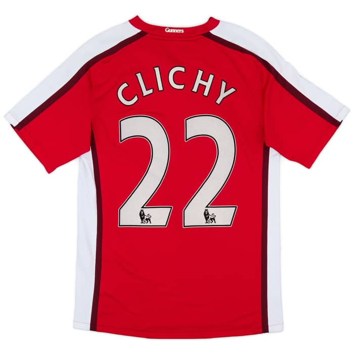 2008-10 Arsenal Home Shirt Clichy #22 - 7/10 - (S)