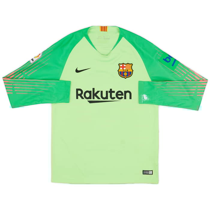 2018-19 Barcelona GK Shirt Ter Stegen #1 - 9/10 - (M)