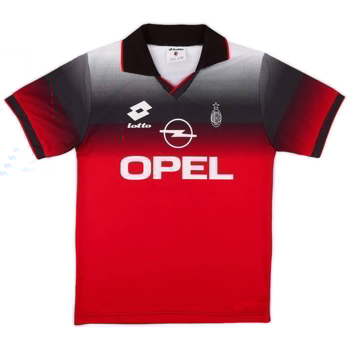 1995-96 AC Milan Lotto Training Shirt - 8/10 - (M)