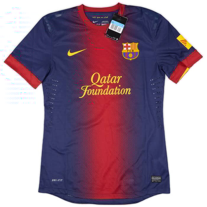 2012-13 Barcelona Player Issue Home Shirt Messi #10 (M)